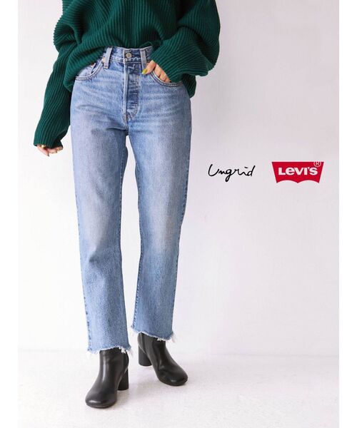 Levi's（リーバイス）の「Levi's別注 501CROP DENIM（デニムパンツ・レディース・ブルー・24inch/25inch/26inch/27inch）」の2枚目の写真