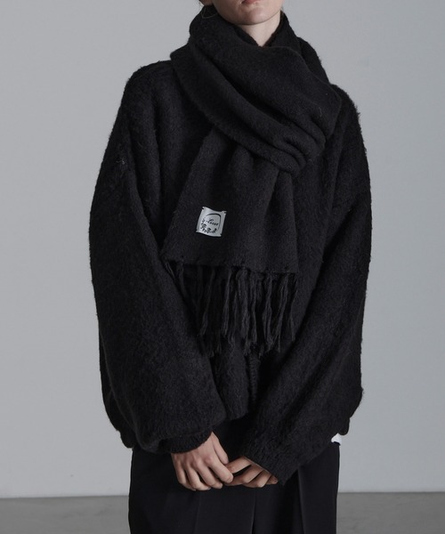 Loose/ルース(ルース)の「モヘアタッチ シャギーオーバーカーディガン(カーディガン/ボレロ・メンズ・ブラック/エメラルド/グレー系/チャコールグレー/ダークグリーン・S/M/L)」の13枚目の写真