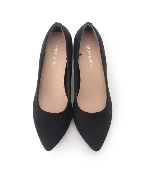 SHOO・LA・RUE(シューラルー)の「◆【消臭/耐滑】ヒールが太めで安定感あり!ポインテッド パンプス(パンプス・レディース・ピンク系/ブラック/サンドベージュ・35/45/25)」の10枚目の写真