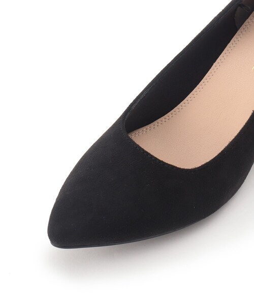 SHOO・LA・RUE(シューラルー)の「◆【消臭/耐滑】ヒールが太めで安定感あり!ポインテッド パンプス(パンプス・レディース・ピンク系/ブラック/サンドベージュ・35/45/25)」の13枚目の写真