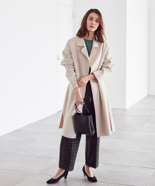 SHOO・LA・RUE(シューラルー)の「◆【消臭/耐滑】ヒールが太めで安定感あり!ポインテッド パンプス(パンプス・レディース・ピンク系/ブラック/サンドベージュ・35/45/25)」の14枚目の写真