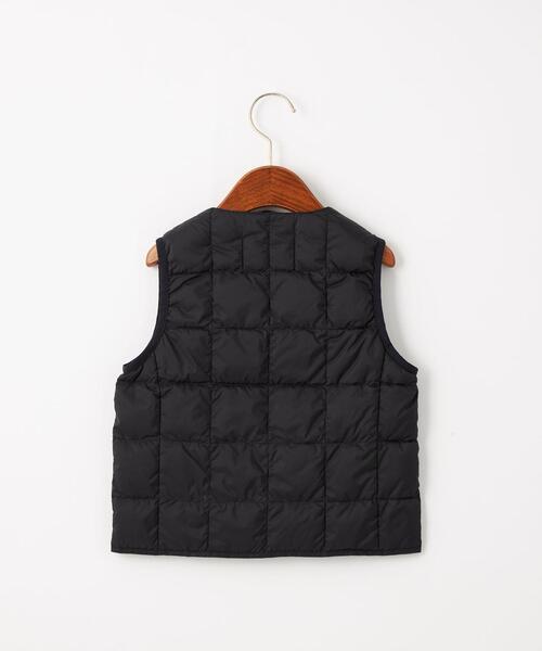TAION（タイオン）の「＜TAION＞ Vネック ボタン ベスト 110-140cm（ダウンベスト・キッズ・ブラック/オリーブ/オフホワイト/ダークグレー/ライトブルー・110cm/140cm/120cm/130cm）」の16枚目の写真