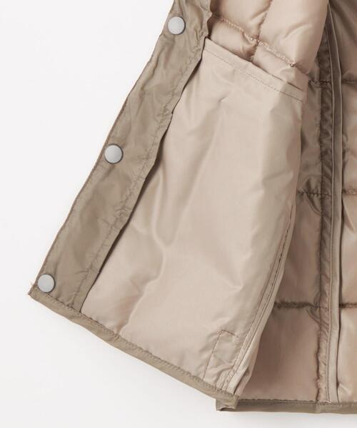 TAION（タイオン）の「＜TAION＞ Vネック ボタン ベスト 110-140cm（ダウンベスト・キッズ・ブラック/オリーブ/オフホワイト/ダークグレー/ライトブルー・110cm/140cm/120cm/130cm）」の21枚目の写真