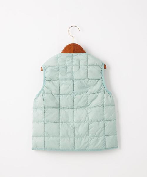 TAION（タイオン）の「＜TAION＞ Vネック ボタン ベスト 110-140cm（ダウンベスト・キッズ・ブラック/オリーブ/オフホワイト/ダークグレー/ライトブルー・110cm/140cm/120cm/130cm）」の22枚目の写真