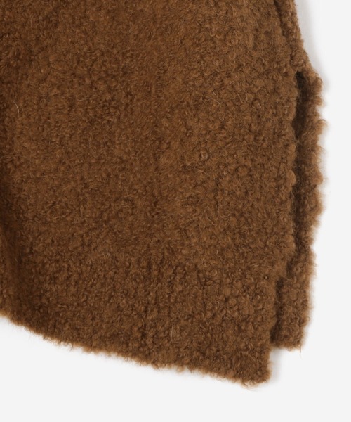 Bshop（ビショップ）の「CORDERA | ブークレニットベスト WOMEN（ベスト・レディース・グレー/ブラウン・ONE SIZE）」の13枚目の写真