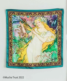 ＩＥＤＩＴ　繊細で優美なミュシャの世界を楽しむ　コットンマルチクロス