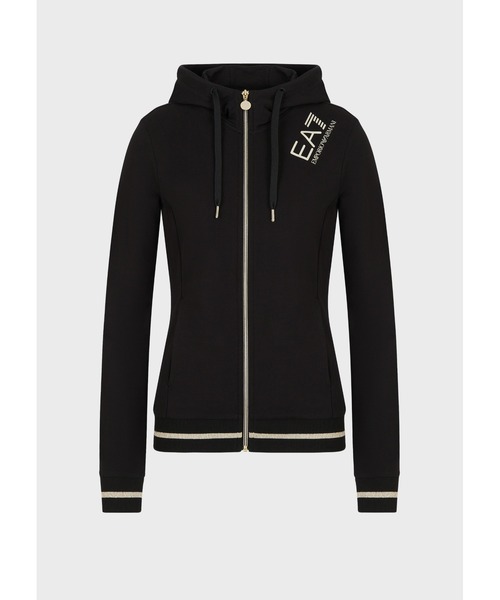 EMPORIO ARMANI EA7（エンポリオアルマーニイーエーセブン）の「【エンポリオ アルマーニ EA7】コアレディ フード付きスウェットシャツ（スウェット・レディース・ブラック/ピンク系その他・SMALL/MEDIUM/LARGE/X-SMALL）」の7枚目の写真