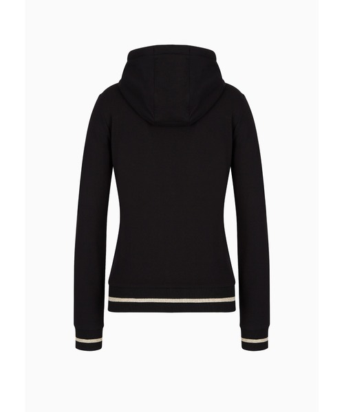 EMPORIO ARMANI EA7（エンポリオアルマーニイーエーセブン）の「【エンポリオ アルマーニ EA7】コアレディ フード付きスウェットシャツ（スウェット・レディース・ブラック/ピンク系その他・SMALL/MEDIUM/LARGE/X-SMALL）」の8枚目の写真