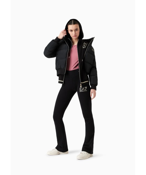 EMPORIO ARMANI EA7（エンポリオアルマーニイーエーセブン）の「【エンポリオ アルマーニ EA7】コアレディ フード付きスウェットシャツ（スウェット・レディース・ブラック/ピンク系その他・SMALL/MEDIUM/LARGE/X-SMALL）」の11枚目の写真