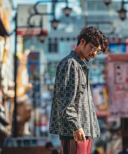 improves(インプローブス)の「【improves】フェイクスウェード 総柄 シャツジャケット(その他アウター・メンズ・ホワイト/ブラック/ネイビー/グレー/ワインレッド・MEDIUM/LARGE/X-LARGE)」の14枚目の写真