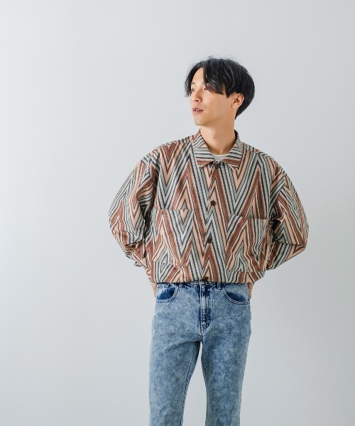 improves(インプローブス)の「【improves】フェイクスウェード 総柄 シャツジャケット(その他アウター・メンズ・ホワイト/ブラック/ネイビー/グレー/ワインレッド・MEDIUM/LARGE/X-LARGE)」の16枚目の写真