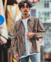 improves（インプローブス）の「【improves】フェイクスウェード 総柄 シャツジャケット（その他アウター）」