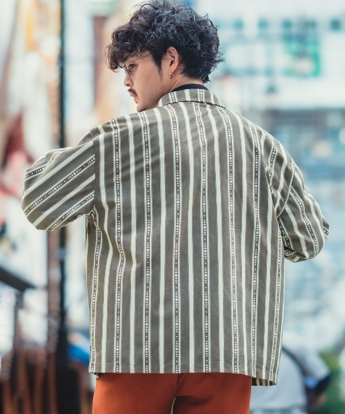 improves(インプローブス)の「【improves】フェイクスウェード 総柄 シャツジャケット(その他アウター・メンズ・ホワイト/ブラック/ネイビー/グレー/ワインレッド・MEDIUM/LARGE/X-LARGE)」の8枚目の写真