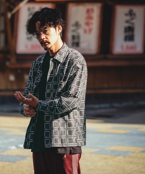 improves(インプローブス)の「【improves】フェイクスウェード 総柄 シャツジャケット(その他アウター・メンズ・ホワイト/ブラック/ネイビー/グレー/ワインレッド・MEDIUM/LARGE/X-LARGE)」の12枚目の写真