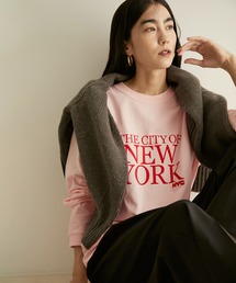 GOOD ROCK SPEED（グッドロックスピード）の「【GOOD ROCK SPEED（グッドロックスピード）】NYCロゴプリントロングスリーブTシャツ（Tシャツ/カットソー）」