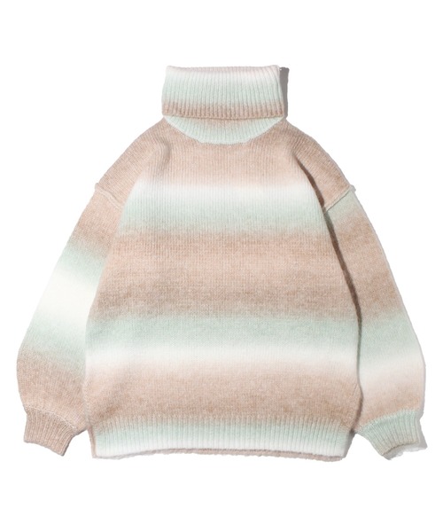 one way（ワンウェイ）の「グラデーションハイネックニット（ニット
