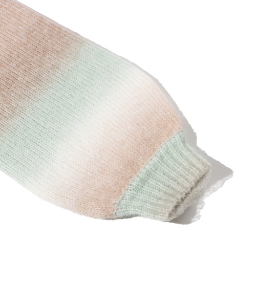 one way（ワンウェイ）の「グラデーションハイネックニット（ニット/セーター・レディース・ライトグリーン/イエロー/ブラック・FREE）」の7枚目の写真