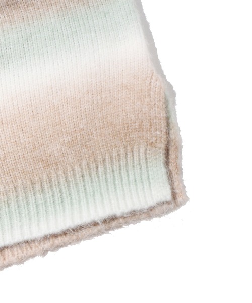 one way（ワンウェイ）の「グラデーションハイネックニット（ニット/セーター・レディース・ライトグリーン/イエロー/ブラック・FREE）」の8枚目の写真