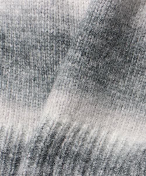 one way（ワンウェイ）の「グラデーションハイネックニット（ニット/セーター・レディース・ライトグリーン/イエロー/ブラック・FREE）」の11枚目の写真