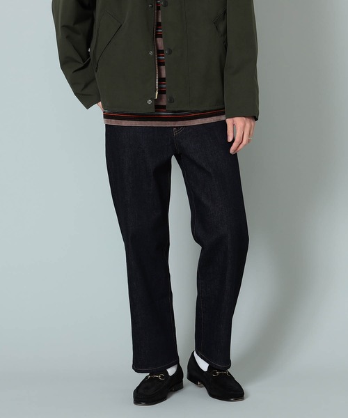 BeAMS DOT(ビームスドット)の「【WEB限定/UNISEX】BeAMS DOT / ストレート デニムパンツ(デニムパンツ・メンズ・インディゴブルー・M-Short/XL-Long/XS-Long/L-Regular/XS-Short/M-Long/M-Regular/XS-Regular/L-Short/S-Regular/XL-Short/S-Short/L-Long/S-Long/XL-Regular)」の21枚目の写真