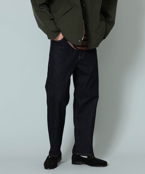 BeAMS DOT(ビームスドット)の「【WEB限定/UNISEX】BeAMS DOT / ストレート デニムパンツ(デニムパンツ・メンズ・インディゴブルー・M-Short/XL-Long/XS-Long/L-Regular/XS-Short/M-Long/M-Regular/XS-Regular/L-Short/S-Regular/XL-Short/S-Short/L-Long/S-Long/XL-Regular)」の22枚目の写真