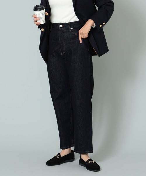 BeAMS DOT(ビームスドット)の「【WEB限定/UNISEX】BeAMS DOT / ストレート デニムパンツ(デニムパンツ・メンズ・インディゴブルー・M-Short/XL-Long/XS-Long/L-Regular/XS-Short/M-Long/M-Regular/XS-Regular/L-Short/S-Regular/XL-Short/S-Short/L-Long/S-Long/XL-Regular)」の6枚目の写真