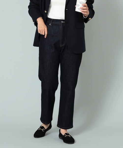 BeAMS DOT(ビームスドット)の「【WEB限定/UNISEX】BeAMS DOT / ストレート デニムパンツ(デニムパンツ・メンズ・インディゴブルー・M-Short/XL-Long/XS-Long/L-Regular/XS-Short/M-Long/M-Regular/XS-Regular/L-Short/S-Regular/XL-Short/S-Short/L-Long/S-Long/XL-Regular)」の4枚目の写真