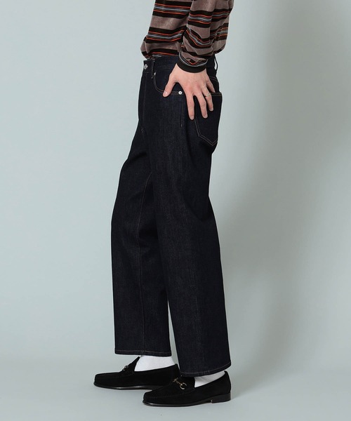 BeAMS DOT(ビームスドット)の「【WEB限定/UNISEX】BeAMS DOT / ストレート デニムパンツ(デニムパンツ・メンズ・インディゴブルー・M-Short/XL-Long/XS-Long/L-Regular/XS-Short/M-Long/M-Regular/XS-Regular/L-Short/S-Regular/XL-Short/S-Short/L-Long/S-Long/XL-Regular)」の14枚目の写真