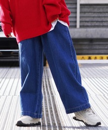 10oz ワイドパンツ / デニムパンツ ワイドデニム ジーンズ デニム バギーパンツ
