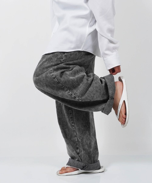 1111clothing（ワンフォークロージング）の「10oz ワイドパンツ