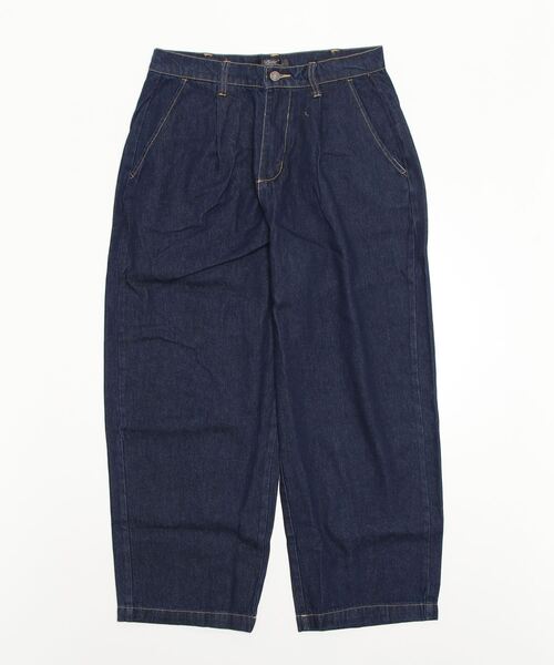 デニムパンツ ジーンス ワイドパンツ 2色 30-40size 無地 7812 サイドタックワイドデニムパンツ | ファッション通販サイト NUGU