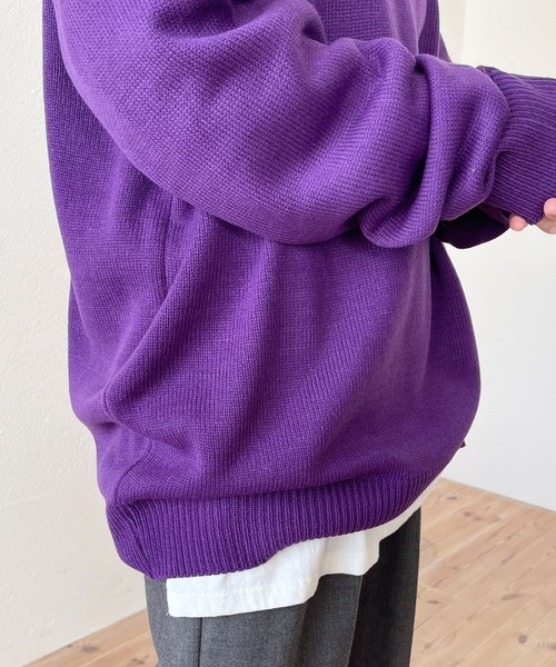 wee9s（ウィークス）の「over size knit / オーバーサイズニット 