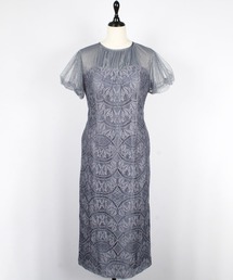 12Twelve Agenda | ビスチェ風半袖レースタイトワンピース(ドレス)