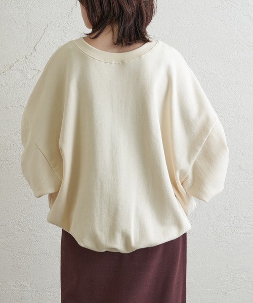 COLLAGE GALLARDAGALANTE（コラージュガリャルダガランテ）の「2WAY/MOMENTロゴスウェット（スウェット・レディース・オフホワイト/ネイビー・FREE）」の19枚目の写真