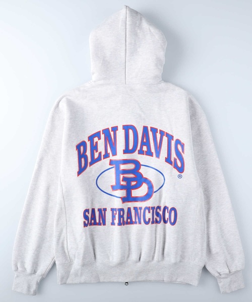 BEN DAVIS（ベンデイビス）の「【BEN DAVIS】ジップフーディー（パーカー・メンズ・グリーン/ブラック/ライトグレー・XL/M/L）」の12枚目の写真