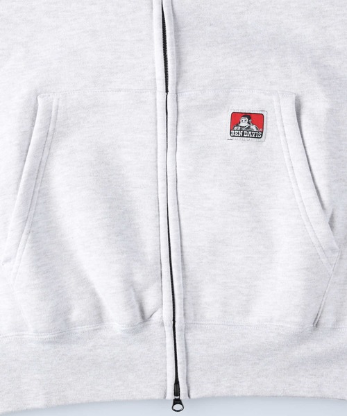 BEN DAVIS（ベンデイビス）の「【BEN DAVIS】ジップフーディー（パーカー・メンズ・グリーン/ブラック/ライトグレー・XL/M/L）」の14枚目の写真