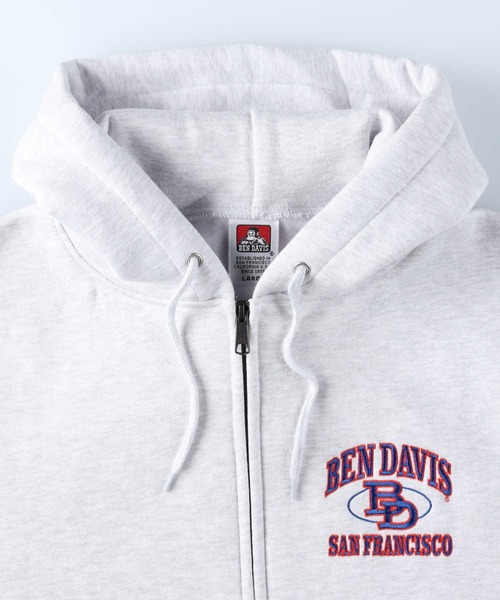 BEN DAVIS（ベンデイビス）の「【BEN DAVIS】ジップフーディー（パーカー・メンズ・グリーン/ブラック/ライトグレー・XL/M/L）」の13枚目の写真