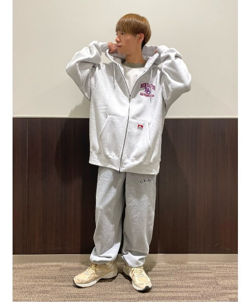 BEN DAVIS（ベンデイビス）の「【BEN DAVIS】ジップフーディー（パーカー・メンズ・グリーン/ブラック/ライトグレー・XL/M/L）」の18枚目の写真