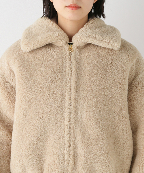 IENA（イエナ）の「ボア ZIPブルゾン（ブルゾン）」 - WEAR