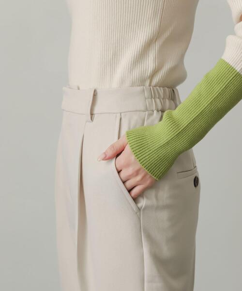 SENSE OF PLACE by URBAN RESEARCH（センスオブプレイスバイアーバンリサーチ）の「ウールライクワイドストレートパンツ（スラックス・レディース・アイボリー/グリーン/ブラウン/ベージュ系その他/チャコールグレー・SMALL/MEDIUM/X-SMALL/LARGE/TALL）」の19枚目の写真