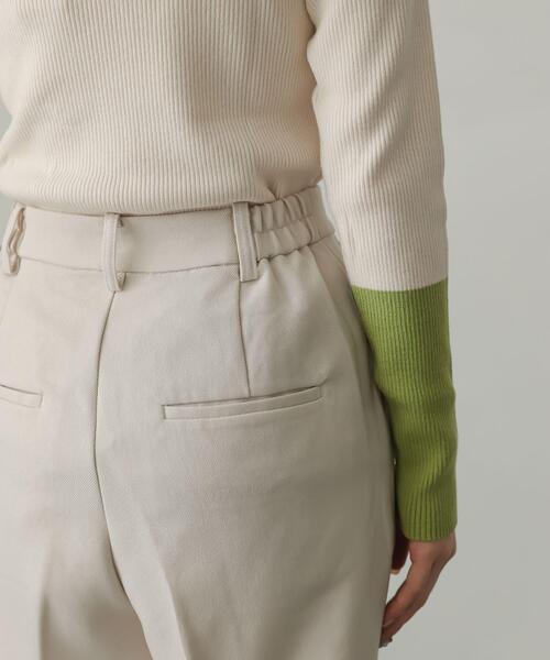 SENSE OF PLACE by URBAN RESEARCH（センスオブプレイスバイアーバンリサーチ）の「ウールライクワイドストレートパンツ（スラックス・レディース・アイボリー/グリーン/ブラウン/ベージュ系その他/チャコールグレー・SMALL/MEDIUM/X-SMALL/LARGE/TALL）」の20枚目の写真