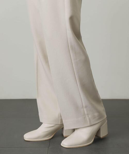 SENSE OF PLACE by URBAN RESEARCH（センスオブプレイスバイアーバンリサーチ）の「ウールライクワイドストレートパンツ（スラックス・レディース・アイボリー/グリーン/ブラウン/ベージュ系その他/チャコールグレー・SMALL/MEDIUM/X-SMALL/LARGE/TALL）」の21枚目の写真