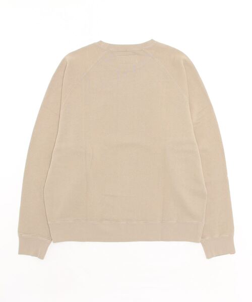UNIVERSAL OVERALL(ユニバーサルオーバーオール)の「ラグランスウェットシャツ【RAGLAN SWEAT SHIRT】(スウェット・メンズ・ブラック/グリーン/ベージュ/グレイッシュブルー・XL/M/L)」の17枚目の写真