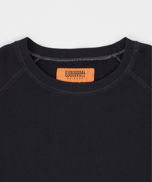 UNIVERSAL OVERALL(ユニバーサルオーバーオール)の「ラグランスウェットシャツ【RAGLAN SWEAT SHIRT】(スウェット・メンズ・ブラック/グリーン/ベージュ/グレイッシュブルー・XL/M/L)」の16枚目の写真