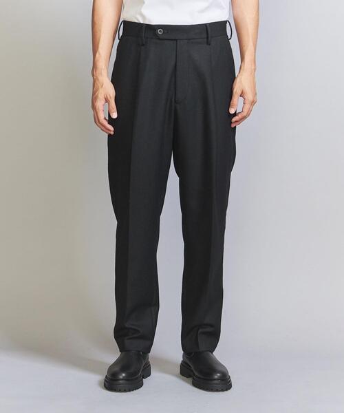 Thingless（シングレス）の「＜Thingless＞ WIDE 1PLEATS PANTS/パンツ（スラックス・メンズ・ダークブラウン/ブラック・S/M/L）」の9枚目の写真