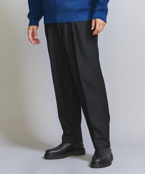 Thingless（シングレス）の「＜Thingless＞ WIDE 1PLEATS PANTS/パンツ（スラックス・メンズ・ダークブラウン/ブラック・S/M/L）」の6枚目の写真