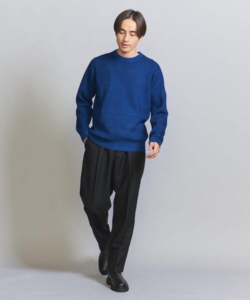 Thingless（シングレス）の「＜Thingless＞ WIDE 1PLEATS PANTS/パンツ（スラックス・メンズ・ダークブラウン/ブラック・S/M/L）」の14枚目の写真
