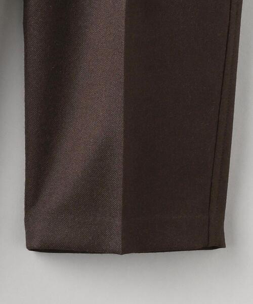 Thingless（シングレス）の「＜Thingless＞ WIDE 1PLEATS PANTS/パンツ（スラックス・メンズ・ダークブラウン/ブラック・S/M/L）」の11枚目の写真