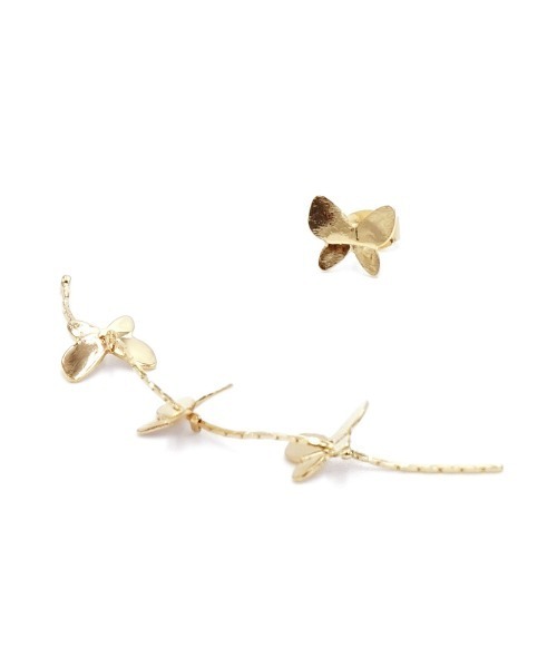 flower（フラワー）の「フローイングパピヨンピアス（ピアス（片耳用）・レディース・ゴールド・FREE）」の11枚目の写真