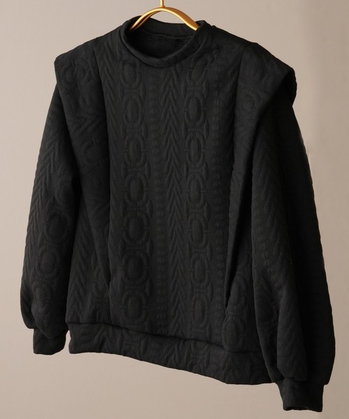 IAMUSE（アイアミューズ）の「デザインキルティングトップス S0813【IAMUSE】（その他トップス・レディース・ブラック・FREE）」の8枚目の写真